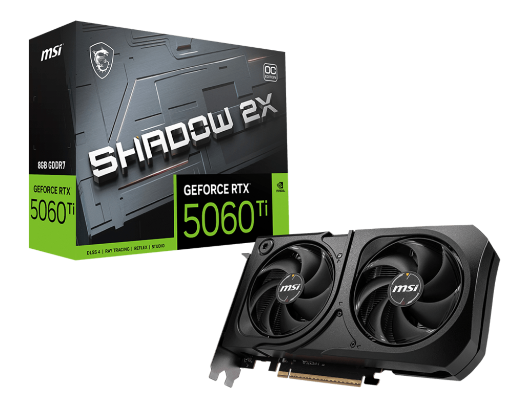 Geforce Rtx 5060 Ti 8g Shadow 2x Oc
