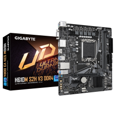 Gigabyte H610M-S2H-V3-DDR4 1700P DDR4 Ses Glan DP/HDMI/VGA SATA3 USB3.2 mATX
