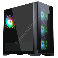 Frisby Fc-9450g 750w 80+bronze Usb3.0 4x12cm Rgb Fan Mid Tower E-atx Siyah Kasa