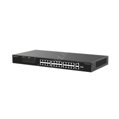 Reyee RG-ES126FGS-P 24 Port 10/100 24xPoE 370W 2xGE 1xCombo Yönetilemez Switch