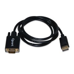 Qport (q-dpv) Display Port To Vga Cevirici 1.8m Kablo