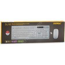 Everest KM-6121 Kablosuz Q Klavye + Mouse Set Beyaz