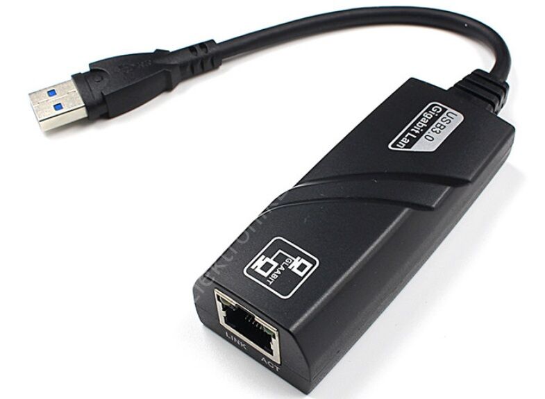 Qport (q-ugb1) Usb3.0 To 10/100/1000 Gb Rj-45 Ethernet Cevirici