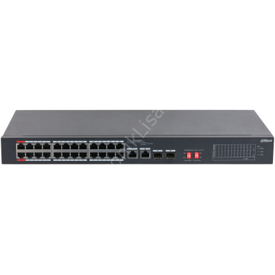 Dahua S3226-24ET-240 24 Port 10/100 PoE2.0 2xCombo +2SFP Yönetilemez Switch