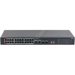 Dahua S3226-24ET-240 24 Port 10/100 PoE2.0 2xCombo +2SFP Yönetilemez Switch