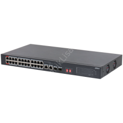 Dahua S3226-24ET-240 24 Port 10/100 PoE2.0 2xCombo +2SFP Yönetilemez Switch