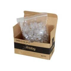Frisby FNW-RJ4520N Cat6 RJ-45 UTP 100 Lu Konnektör Kutu