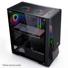 Powerboost VK-G2051S 500W USB3.0 3x12cm ARGB Fan Pencereli ATX (VK-G2051S)