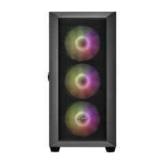 CMT318 850W 80+ USB3.0 4x12cm RGB Fan Siyah E-ATX Kasa