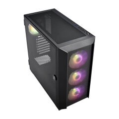 CMT318 850W 80+ USB3.0 4x12cm RGB Fan Siyah E-ATX Kasa
