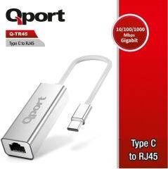 Qport (q-tr45) Type-c To Rj45 Ethernet Cevirici