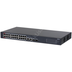 Dahua CS4228-24GT-240 28x 10/100/1000 24x PoE 240W +2SFP Bulut Yönetilebilir Switch