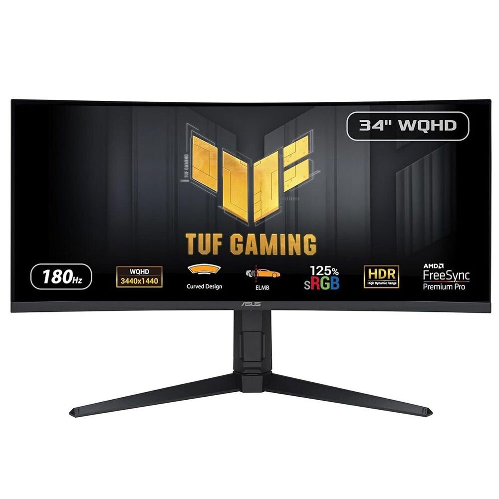 Asus 34'' TUF Gaming VG34VQL3A 3440x1440 1ms 180Hz DP/HDMI/USB+VESA+Speaker+Pivot