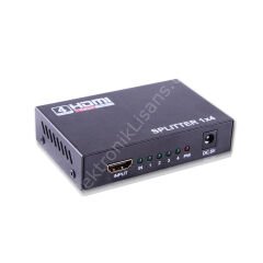 Qport (q-spl4) Full Hd 1 Giris 4cikis Hdmi Splitter (sinyal Cogaltici)