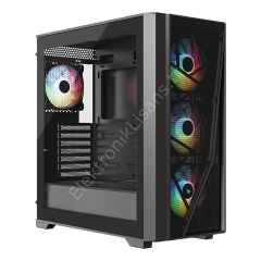 Frisby Fc-9540g 750w 80+ Bronze Usb3.0 4x12cm Rgb Fan Mid Tower Siyah Kasa