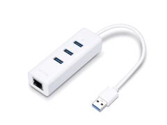 Tp-Link Ue330 3 Port Hub & Gigabit Ethernet Adaptor