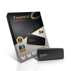 Twinmos 1 Tb Usb3.2 Type-c Tasinabilir Ssd Dark Grey (pssdggbmed32)