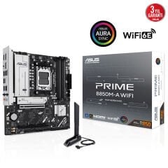 Asus Prime B850M-A Wifi AM5 DDR5 Ses GLAN DP/HDMI SATA3 USB3.2 mATX