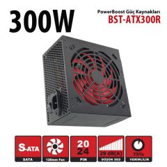 Powerboost Bst-Atx300r 300W 12cm Fan Güç Kaynağı (Jpsu-Bst-Atx300r)