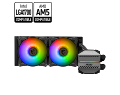 Msi Mag Coreliquid 2x12cm Argb Fan 1700/am5 Sivi Sogutucu (mag Coreliquid M240)