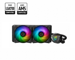 Msi Mag Coreliquid 2x12cm Argb Fan 1700/am5 Sivi Sogutucu (coreliquid 240r V2)