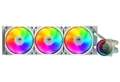 Cougar Poseidon Elite 360 3x12cm Fan Sivi Sogutucu Beyaz (cgr-psdelrgb-w-360)