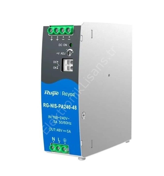 Ruijie Reyee RG-NIS-PA240-48 48V 240W Din-Rail Power Supply