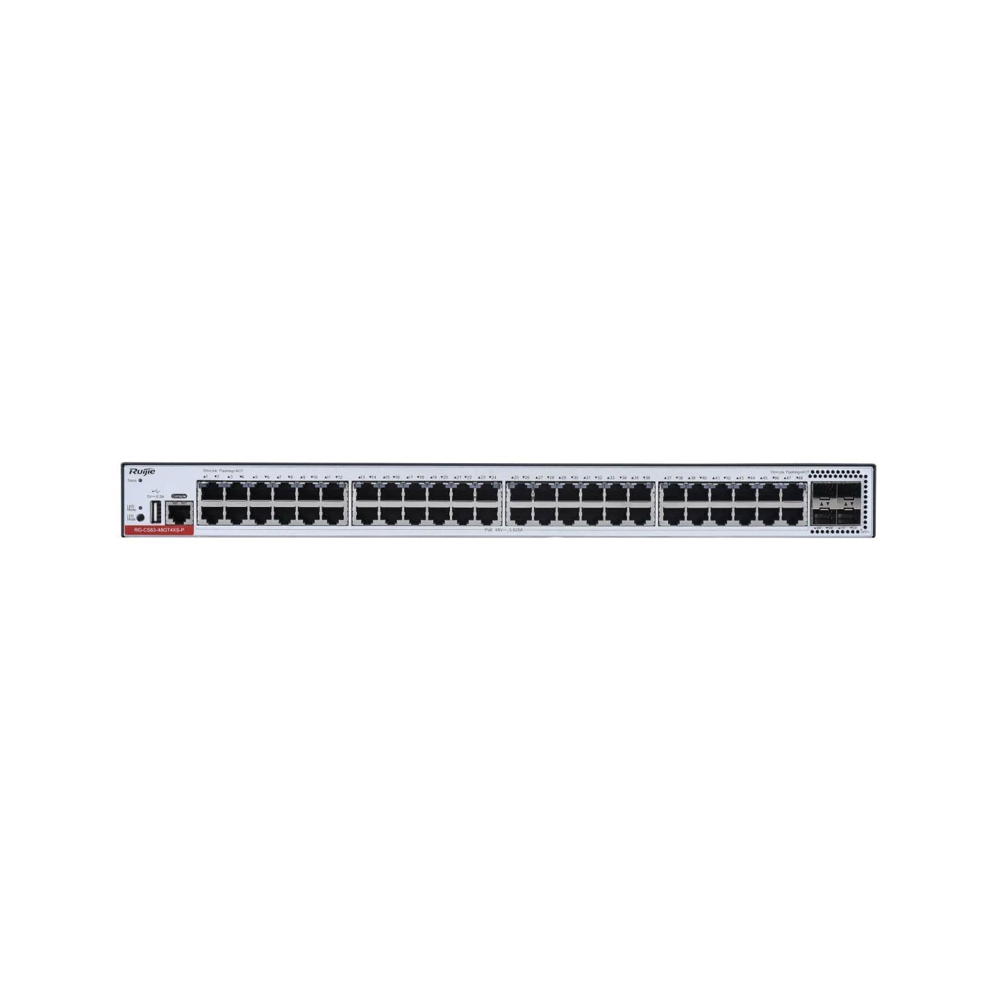 Ruijie RG-CS83-48GT4XS-P 48 Port 10/100/1000 PoE 4x10G SFP Yönetilebilir Switch