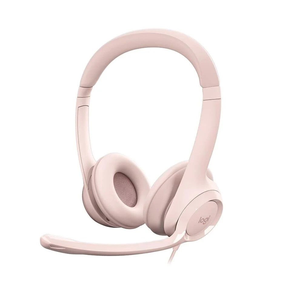 Logitech H390 Usb Mikrofonlu Kulaklik Pembe (981-001281)