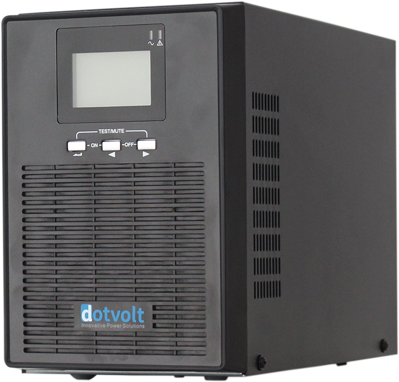 Dotvolt Volt MN 1 Kva (1/1) (2x7Ah) 7-12 DK Online Ups