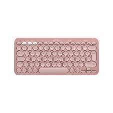 Logitech Pebble Keys 2 K380s R MUL-DEV Bluetooth Klavye Pudra Pembe