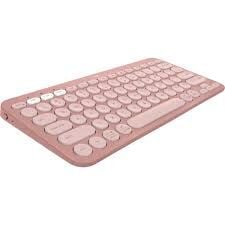 Logitech Pebble Keys 2 K380s R MUL-DEV Bluetooth Klavye Pudra Pembe