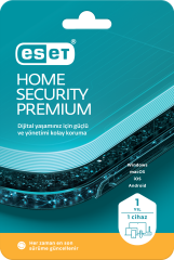 Eset Home Security Premium 1 Kullanıcı 1 Yıl Kutu Lisans