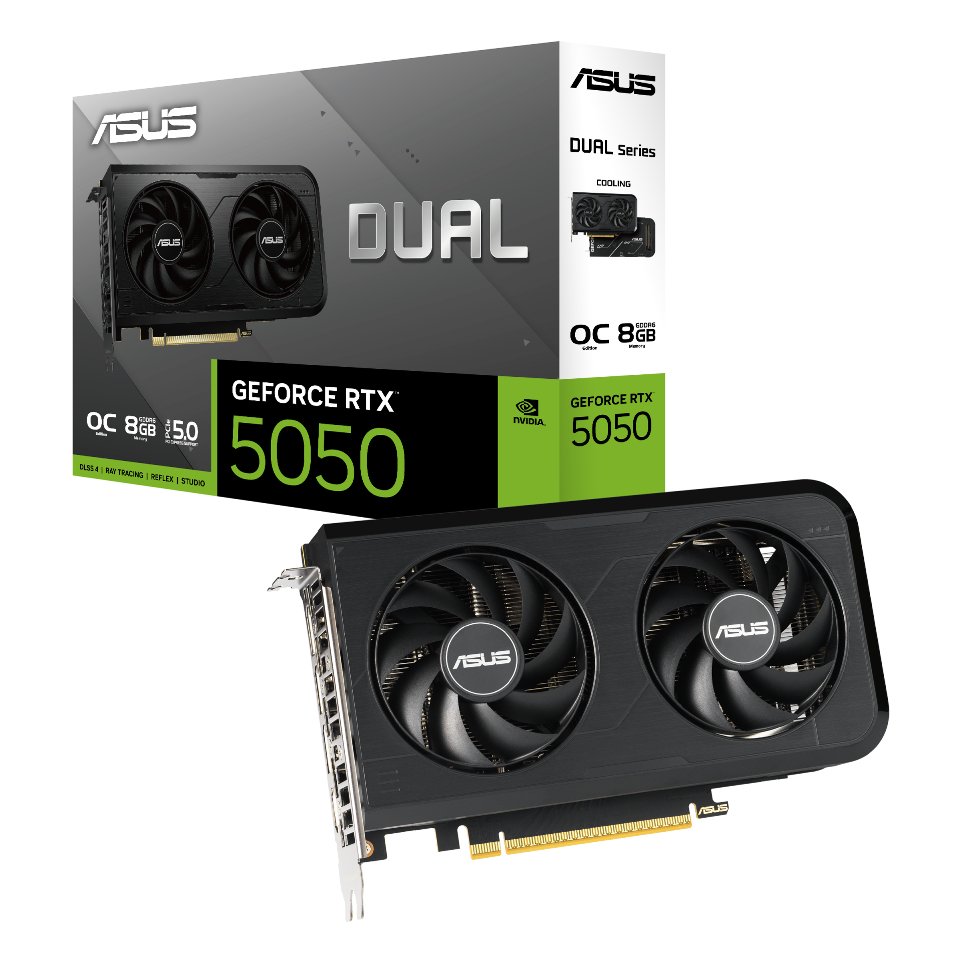 Asus Dual-RTX5050-O8G OC 8GB GDDR6 128bit