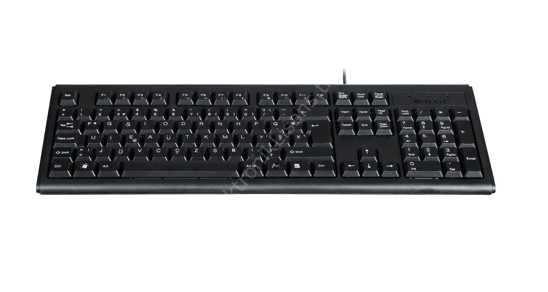 A4 Tech KM-720 USB F Kablolu Klavye Siyah