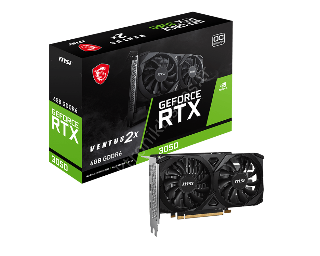Msi Rtx3050 6gb Gddr6 96bit Dp/2xhdmi (Rtx 3050 Ventus 2x E 6g Oc)