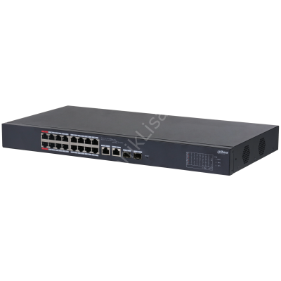 Dahua CS4218-16ET-135 18 Port 16xPoE 135W 10/100 +2SFP Yönetilebilir Switch