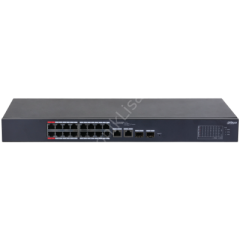 Dahua CS4218-16ET-135 18 Port 16xPoE 135W 10/100 +2SFP Yönetilebilir Switch