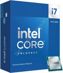 İntel Raptor Lake Core İ7 14700kf 3.4ghz 1700p 33mb Box (fansiz) (125w) Novga