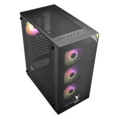 Vento VG3400S USB3.0 4x12cm RGB Fan Siyah E-ATX Kasa (PSU Yok)