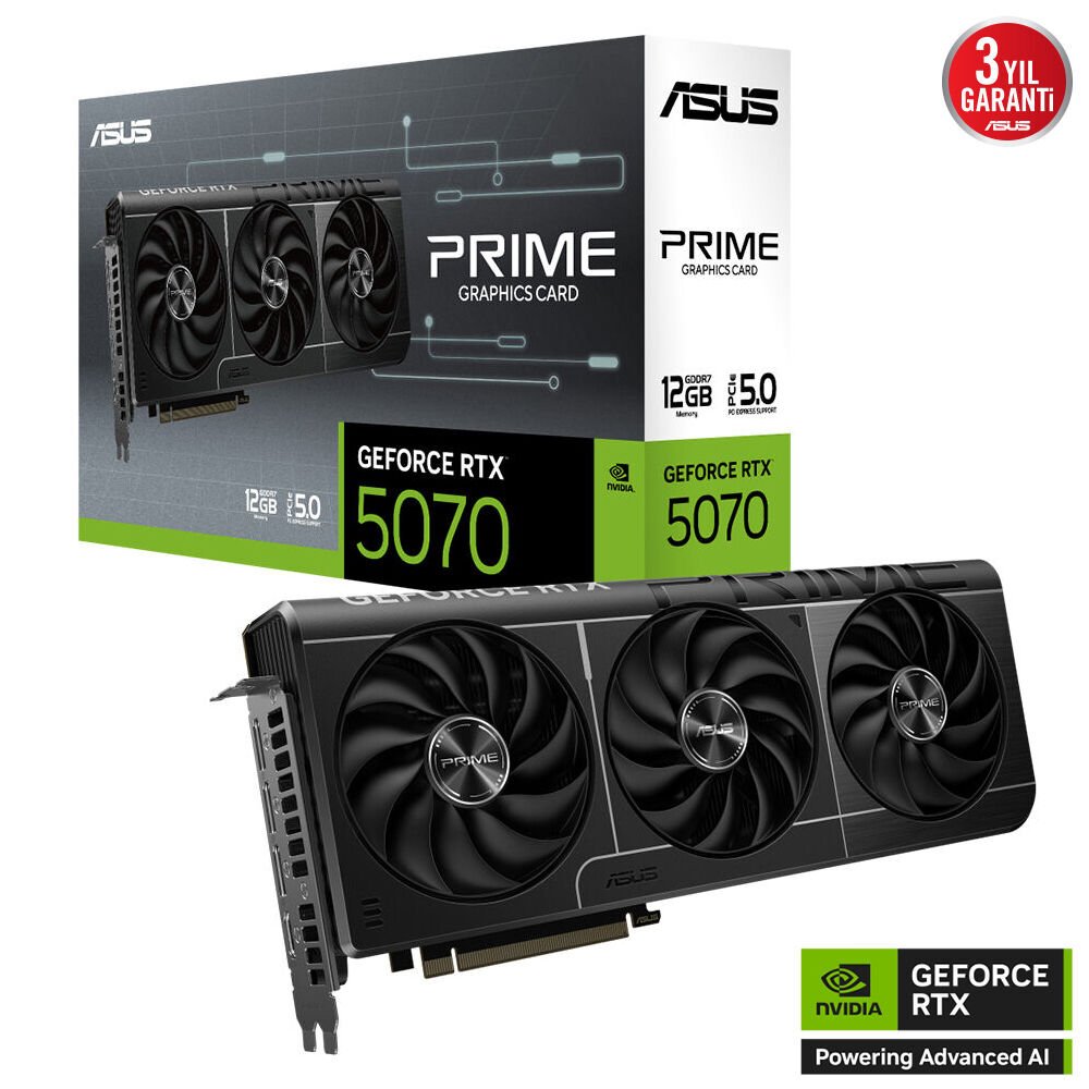 Asus RTX 5070 12GB GDDR7 192 Bit 3xDP/HDMI (Prime-RTX5070-12G)