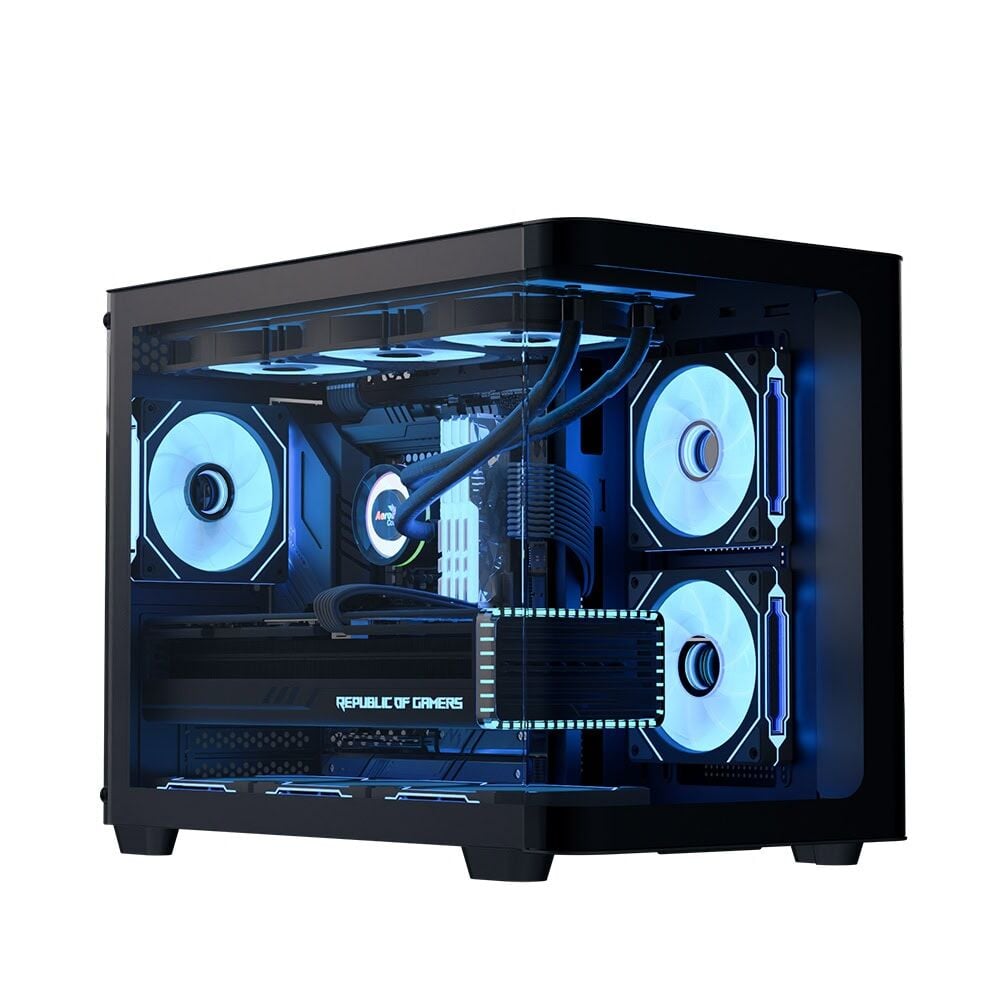 Aerocool P300C 3x12cm ARGB Fan USB3.0 Siyah mATX Kasa