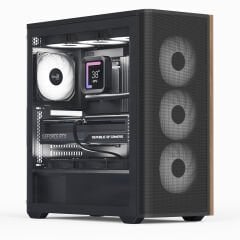 Aerocool D501A 4x12cm ARGB Fan USB3.0 Type-C Siyah ATX Kasa