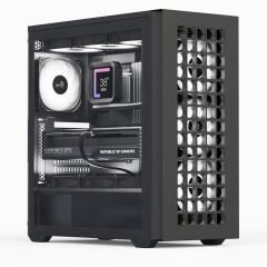 Aerocool D502A 4x12cm ARGB Fan USB3.0 Type-C Siyah ATX Kasa (AE-D502A-BK)