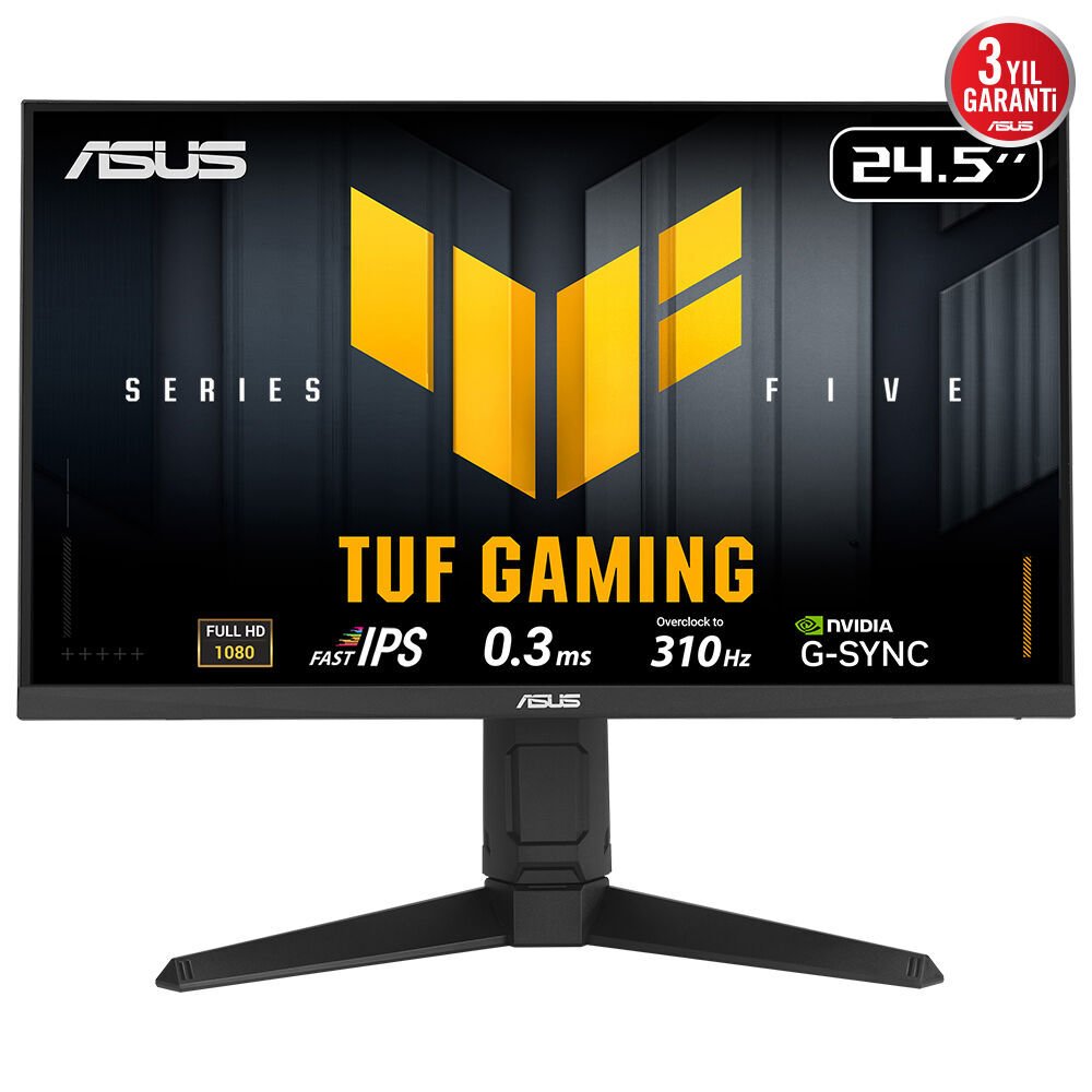 Asus 24.5'' VG259QMRL5A 1920x1080 0.3ms 310Hz DP/HDMI +VESA +PIVOT +SPEAKER
