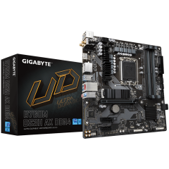 Gigabyte B760M-DS3H-AX-DDR4 1700P DDR4 Ses Glan 2xDP/HDMI Sata3 USB3.2 Matx