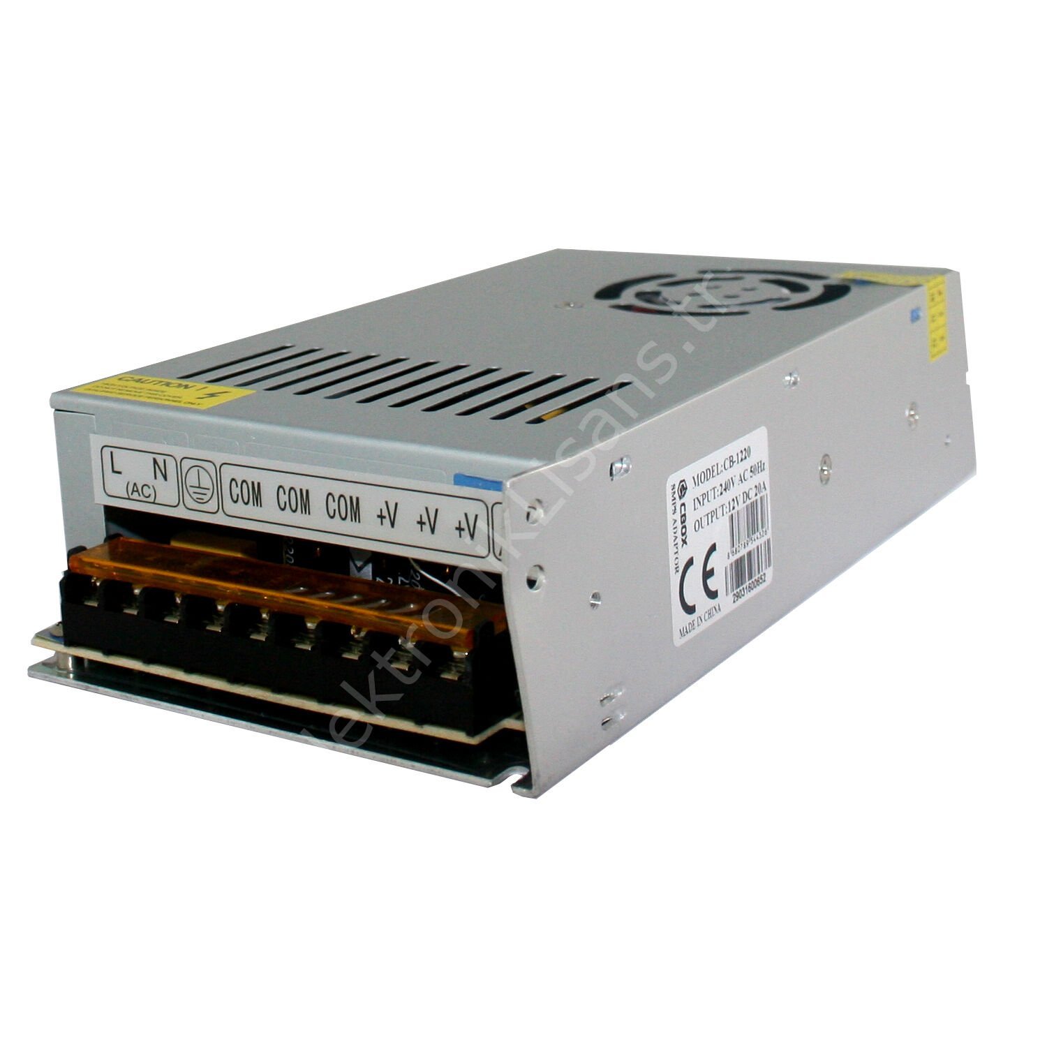 Cbox Cb-1220 Smps 12 Volt 20 Amper Switchmode Metal Adaptor