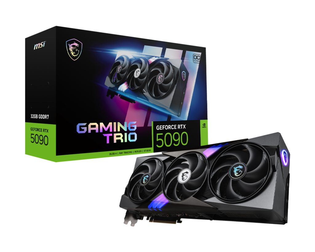 MSI Rtx5090 32GB Gddr7 512Bit 3xDp/Hdmi (GeForce Rtx 5090 32G Gaming Trio Oc)