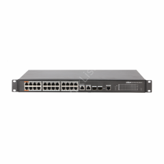 Dahua PFS4226-24ET-240 24 Port 10/100 240W PoE +2SFP Yönetilebilir Switch