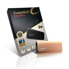 Twinmos 1 Tb Usb3.2 Type-c Tasinabilir Ssd Gold (pssdggbmed32-g)